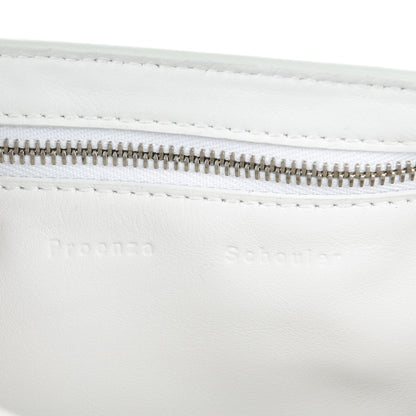 Proenza Schouler Perforated Calfskin PS1 Pouch Messenger Optic White 6 of 10