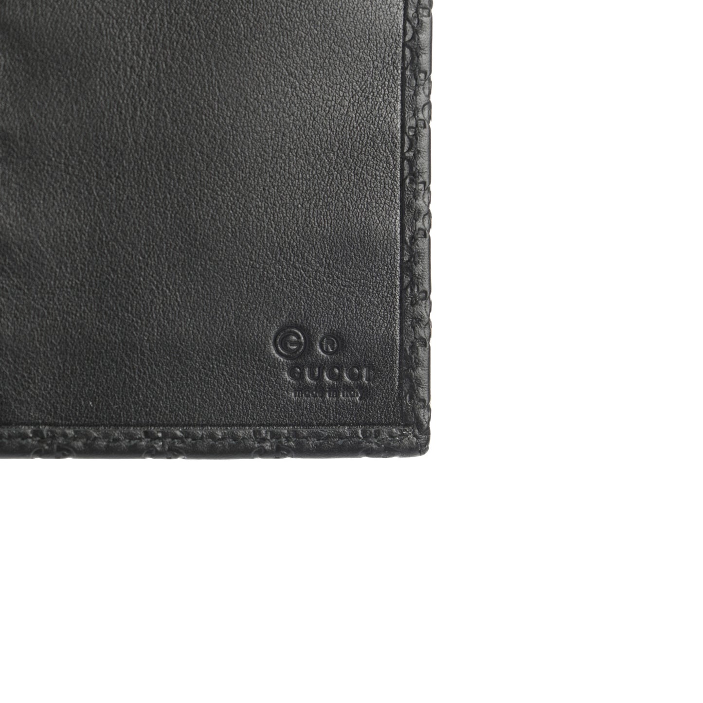Soft Microguccissima Continental Wallet Black