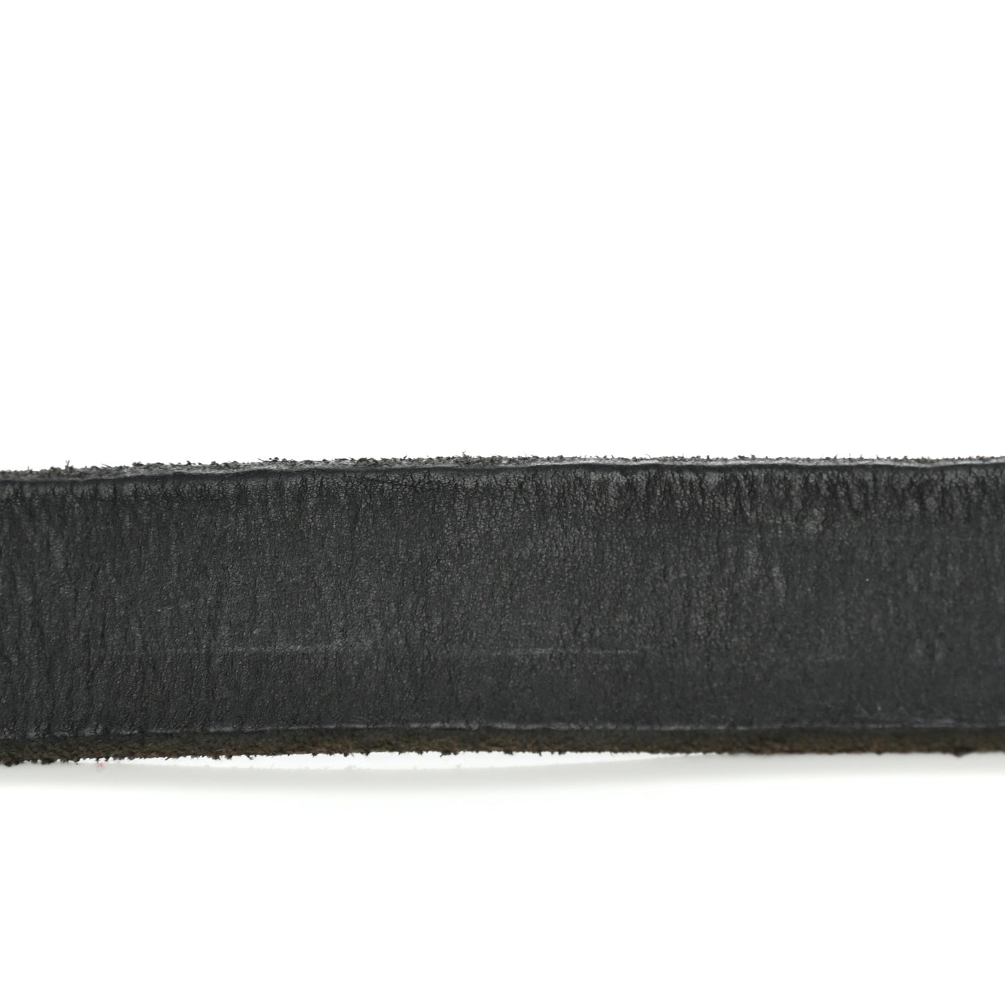 Calfskin Brass Feline Buckle Belt 95 38 Black