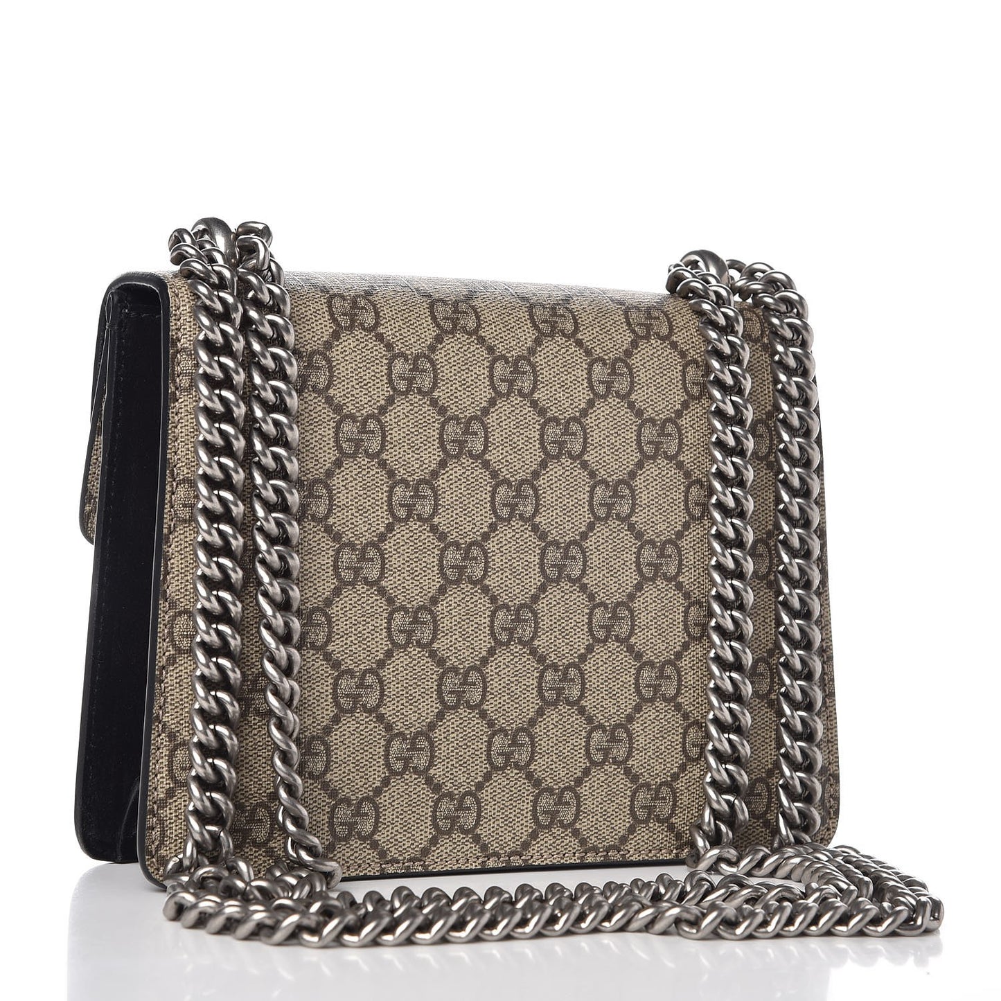 GG Supreme Monogram Mini Dionysus Shoulder Bag Black