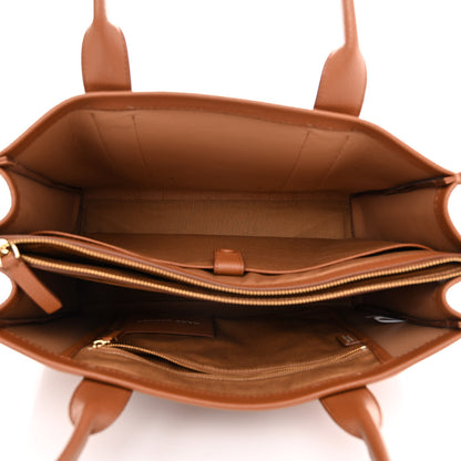 Marc Jacobs Grained Calfskin Large The Leather Work Tote Bag Argan Oil 5 of 12
