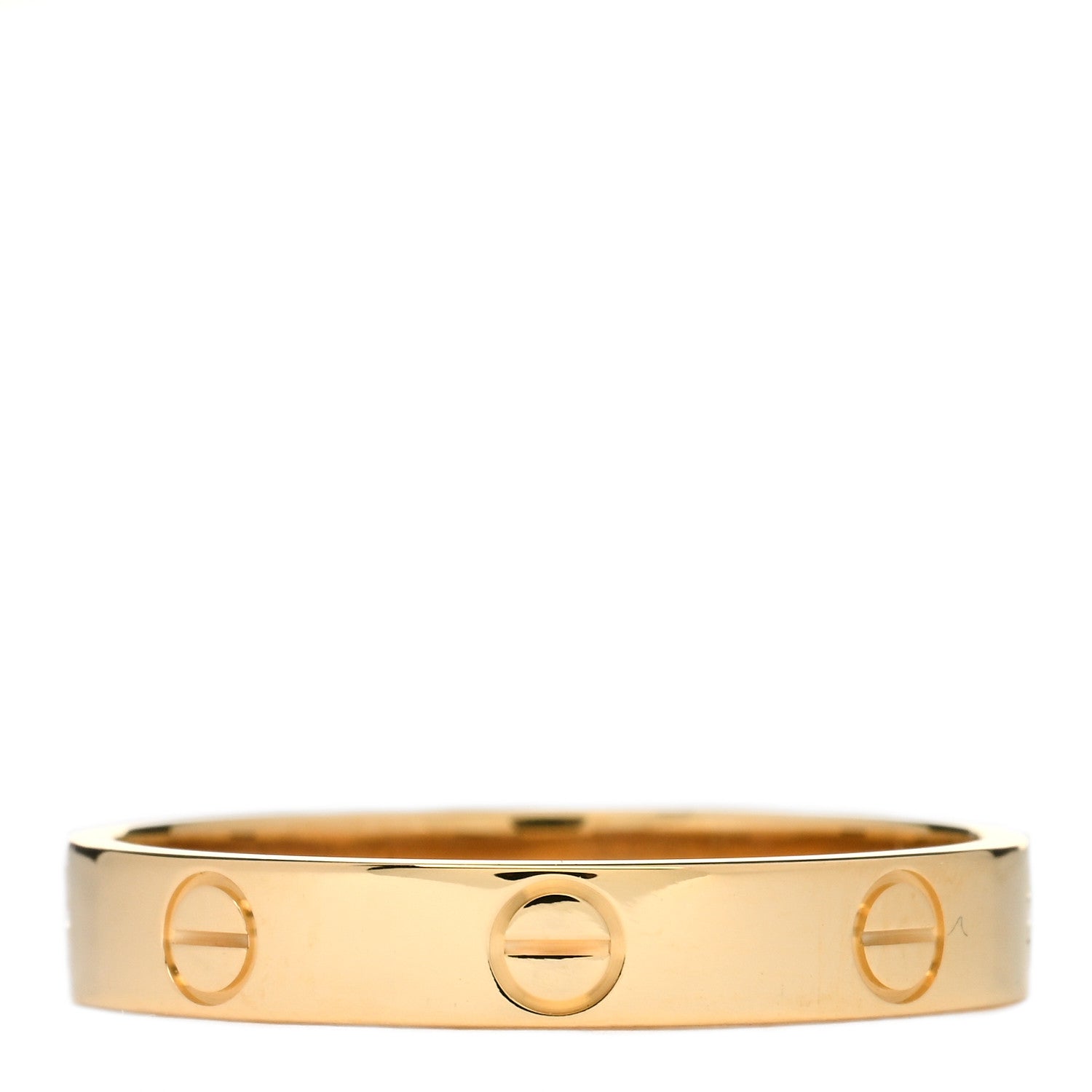 Cartier 18K Yellow Gold 3.5mm LOVE Wedding Band Ring 59 8.75 1 of 3
