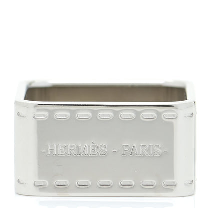 Hermes Palladium Bolduc Scarf Ring 5 of 10