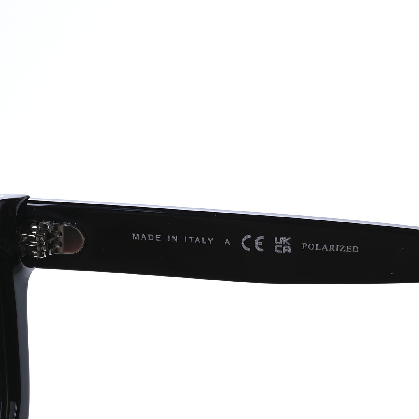 Acetate Polarized Square Sunglasses 5417-A Black