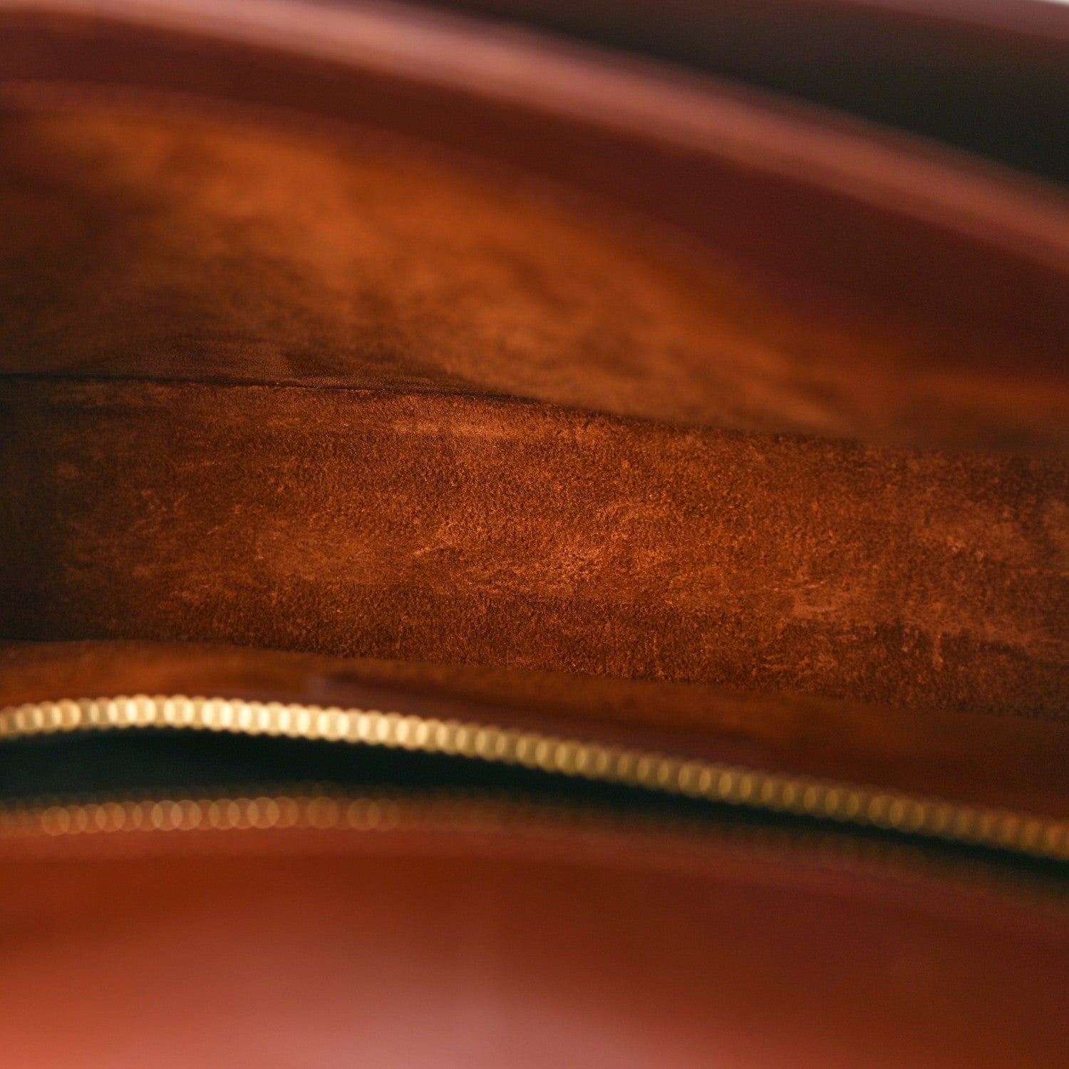 Saint Laurent Textured Calfskin Medium Classic Monogram Universite Bag Dark Red 5 of 16