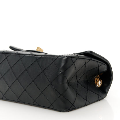 Chanel Aged Calfskin Quilted 2.55 Reissue Mini Flap Black 10 of 11