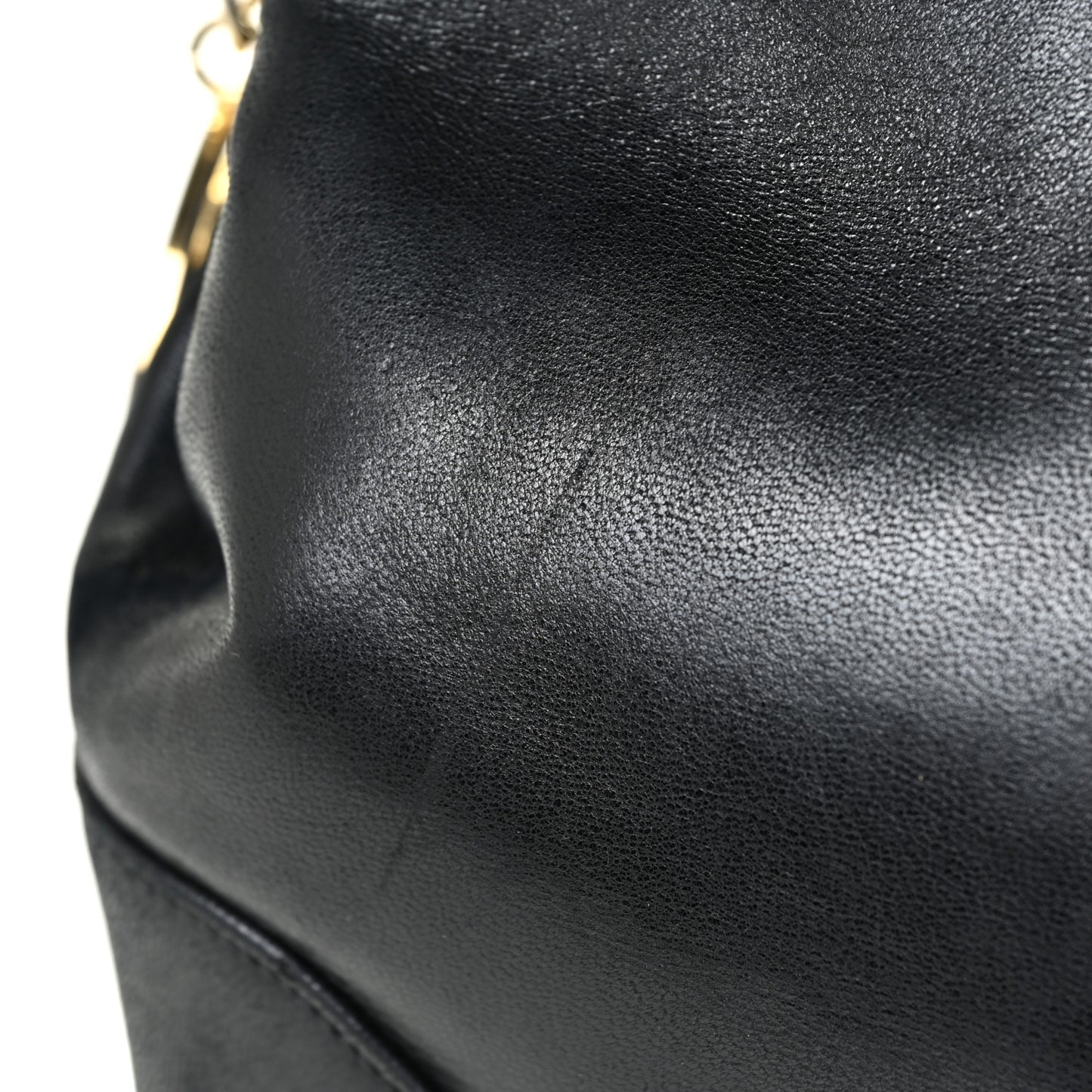 Lambskin CC Shopping Tote Black