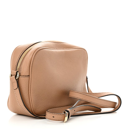 Gucci Pebbled Calfskin Small Soho Disco Bag Camelia 3 of 10