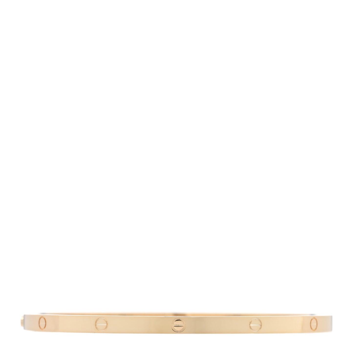 18K Yellow Gold Small LOVE Bracelet 19