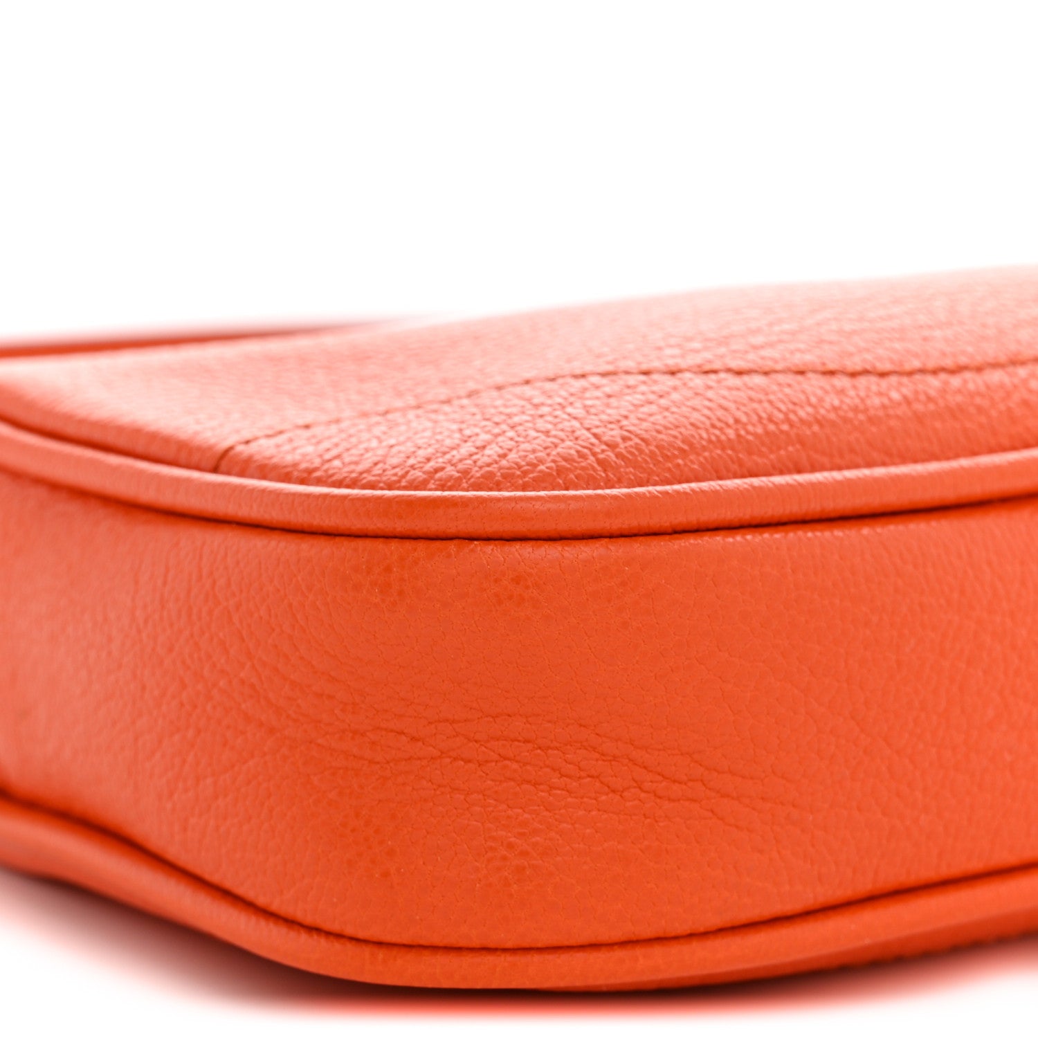 Gucci Goatskin Mini Aphrodite Shoulder Bag Orange 9 of 11