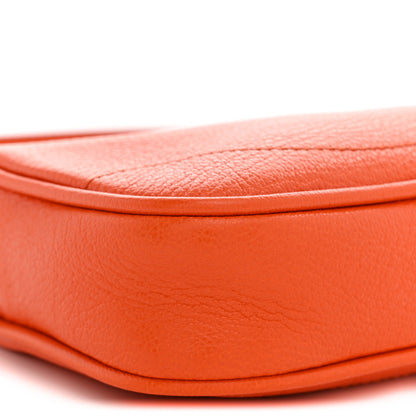 Gucci Goatskin Mini Aphrodite Shoulder Bag Orange 9 of 11