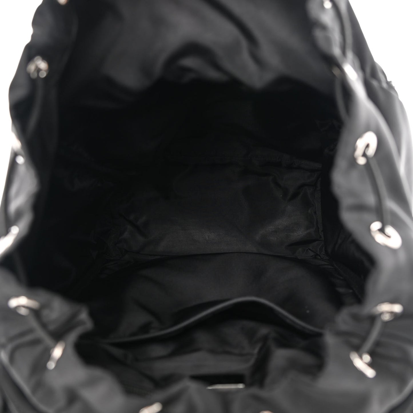 Tessuto Nylon Montagna Double Buckle Backpack Black