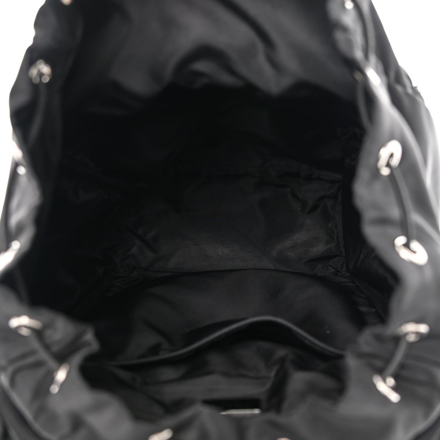 Prada Tessuto Nylon Montagna Double Buckle Backpack Black 5 of 12