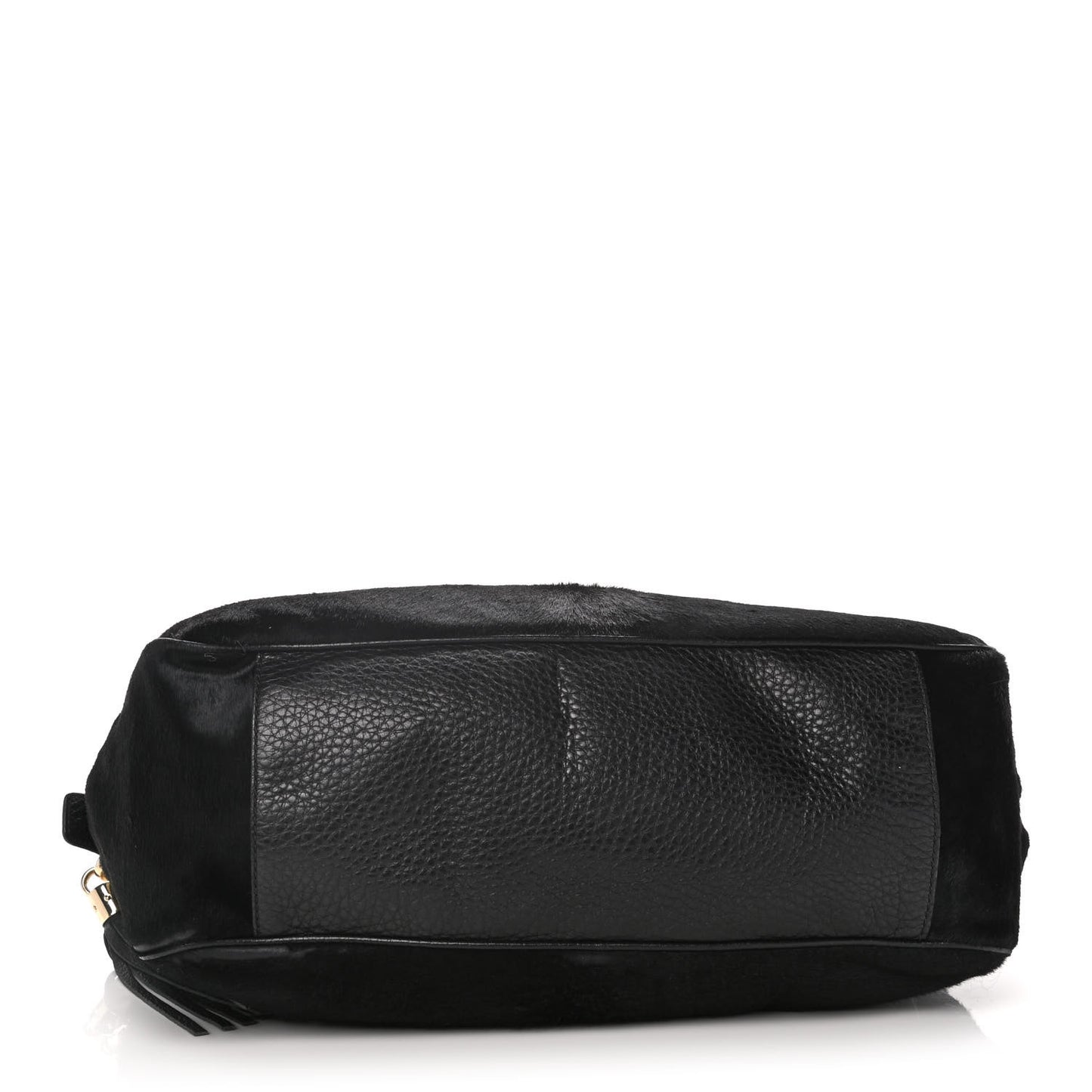 Pony Hair Medium Soho Bowler Black