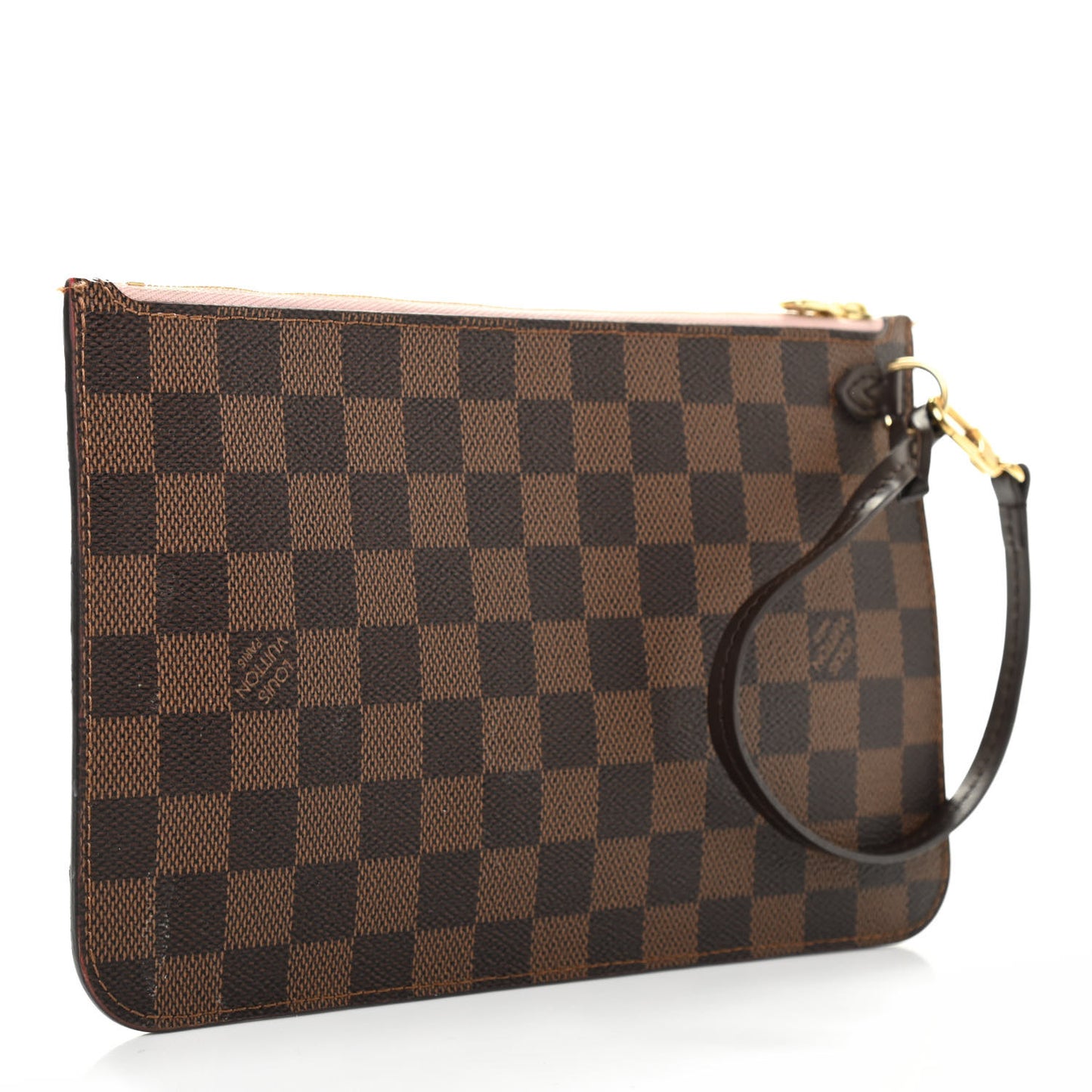Damier Ebene Neverfull MM GM Pochette Rose Ballerine