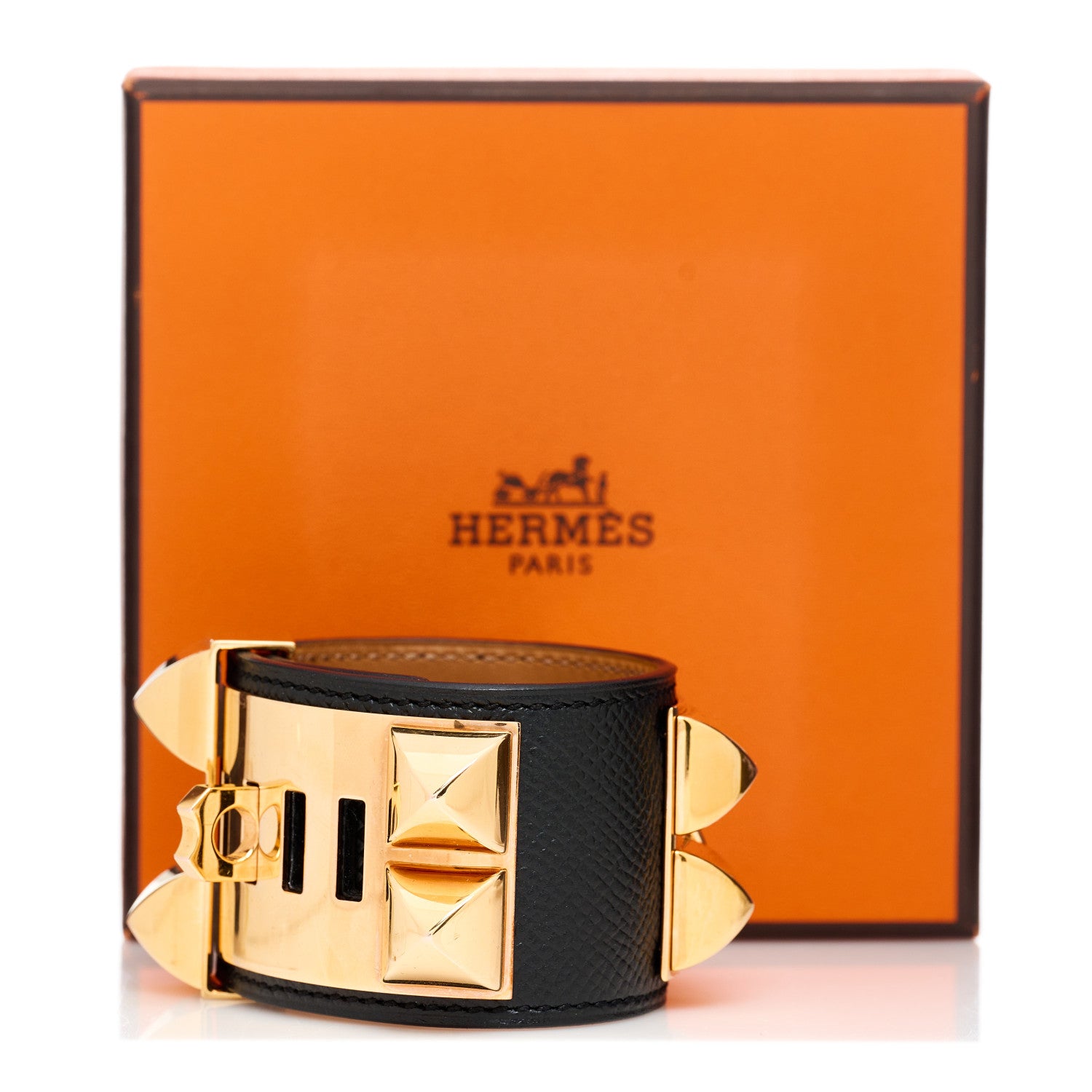 Hermes Epsom Collier de Chien CDC Bracelet XS Black 7 of 7