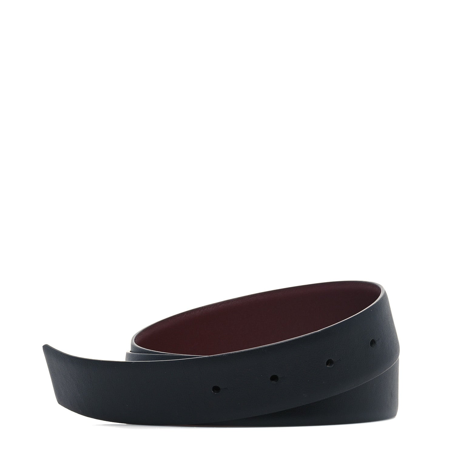 Chanel Calfskin CC Reversible Belt 90 36 Black Burgundy 3 of 5