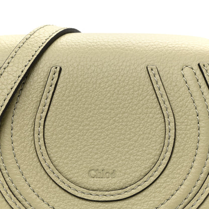 Chloe Calfskin Nano Marcie Saddle Bag Aloe Green 7 of 9