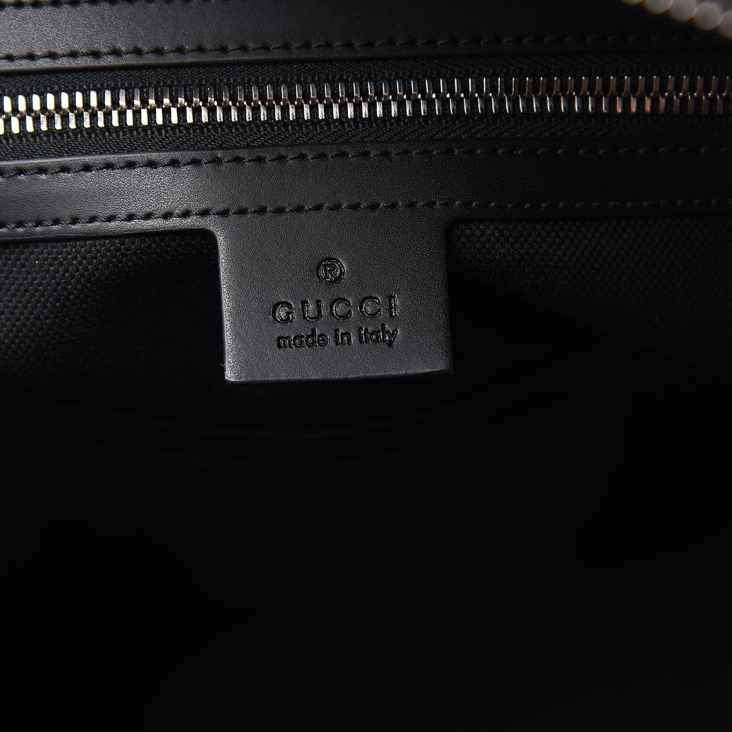 GG Supreme Monogram Web Tote Backpack Black Grey
