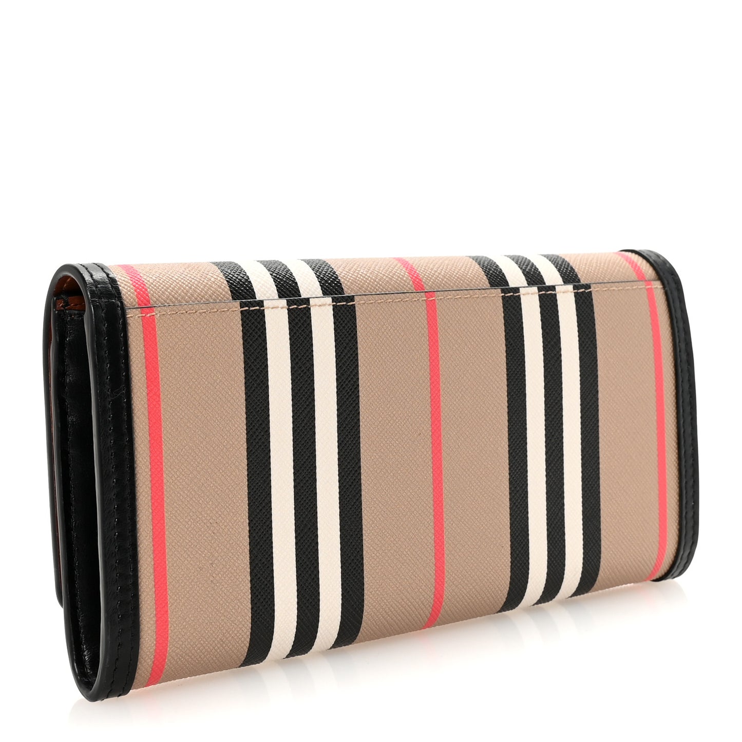 E-Canvas Icon Stripe Halton Continental Wallet Archive Beige