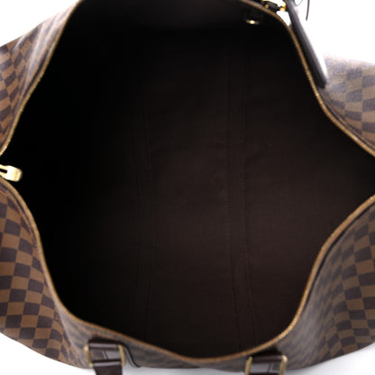 Louis Vuitton Damier Ebene Keepall Bandouliere 55 5 of 25