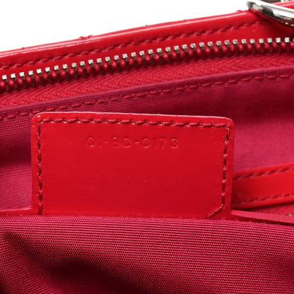 Christian Dior Patent Cannage Large Dior Soft Shopping Tote Red 7 of 11