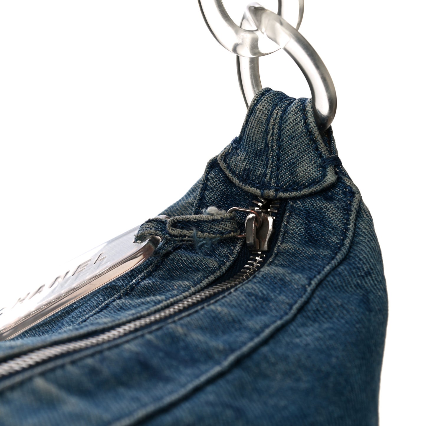 Denim CC Hobo Dark Blue