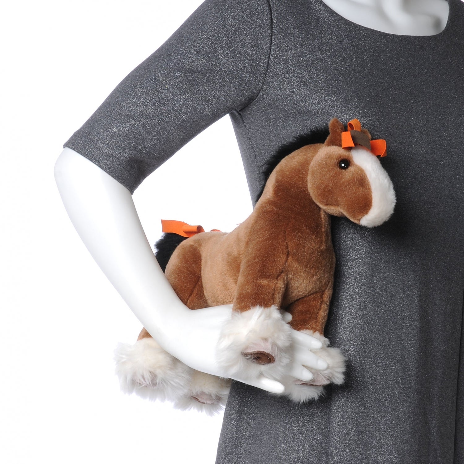 Hermes Fabric Large Hermy The Horse Plush Toy 2 of 7