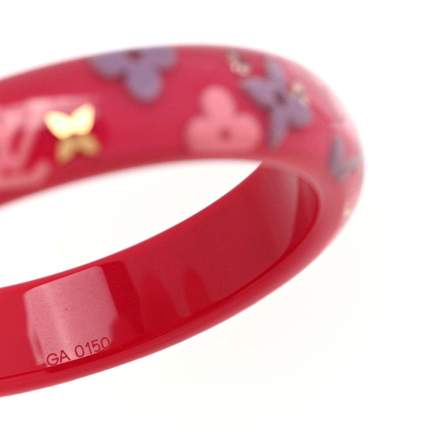Resin Swarovski Large Inclusion Bracelet GM Rose Pop