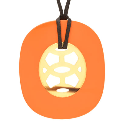 Hermes Buffalo Horn Lacquer Lift Necklace 4 of 6