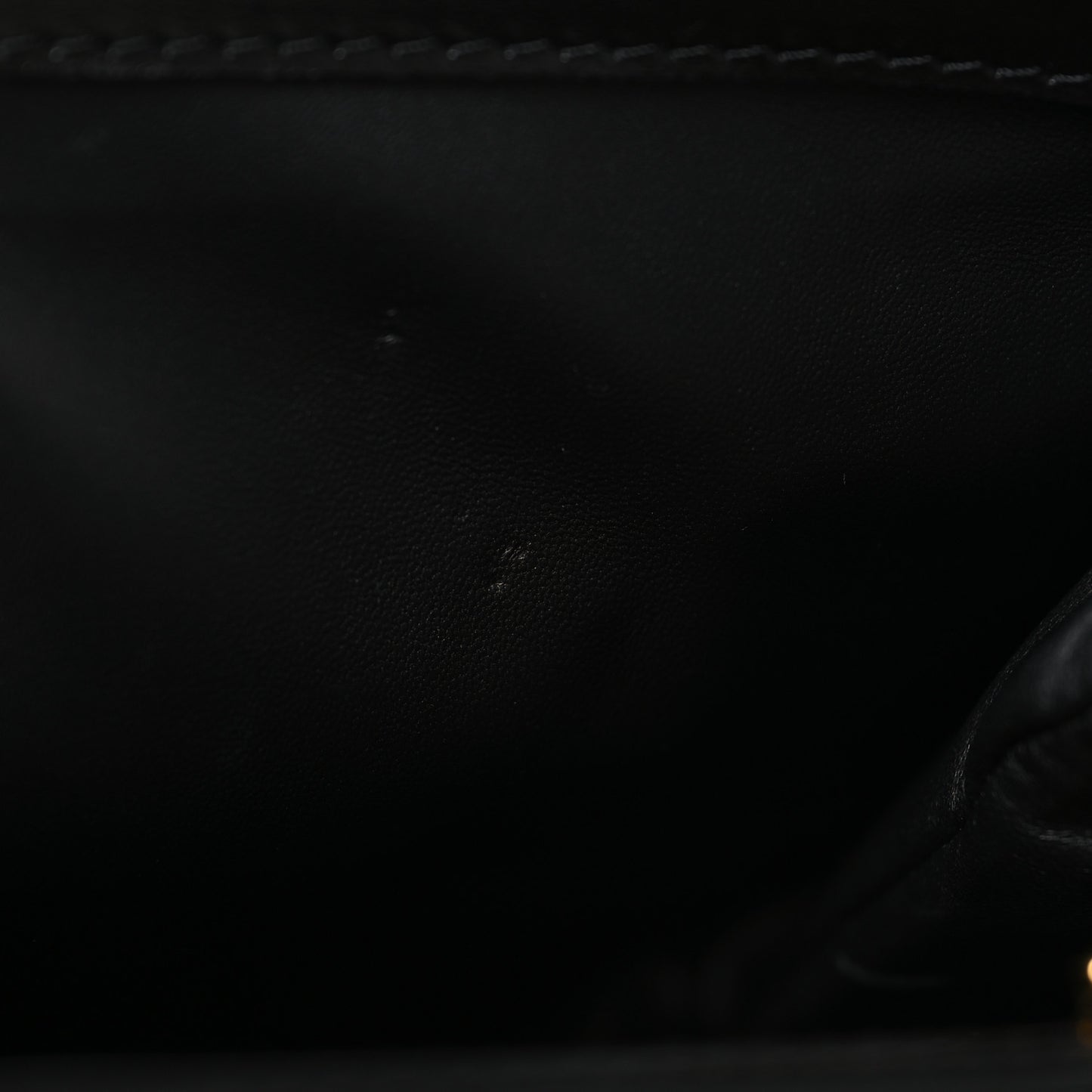 Calfskin Crocodile Embossed Medium Monarch Bag Black