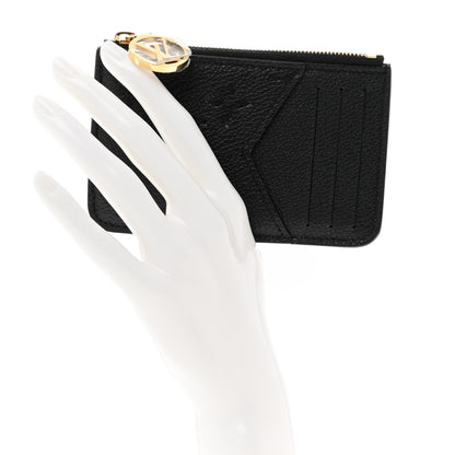 Louis Vuitton Empreinte Monogram Zipped Romy Card Holder Black 2 of 6