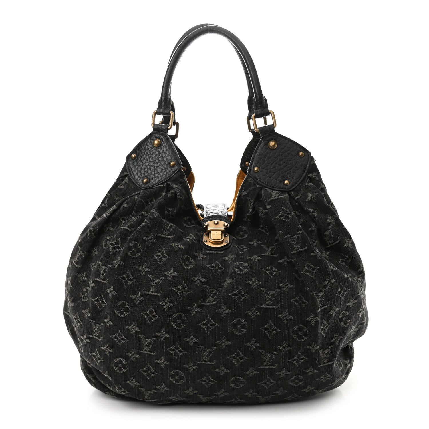 Louis Vuitton Denim Mahina XL Black 1 of 10