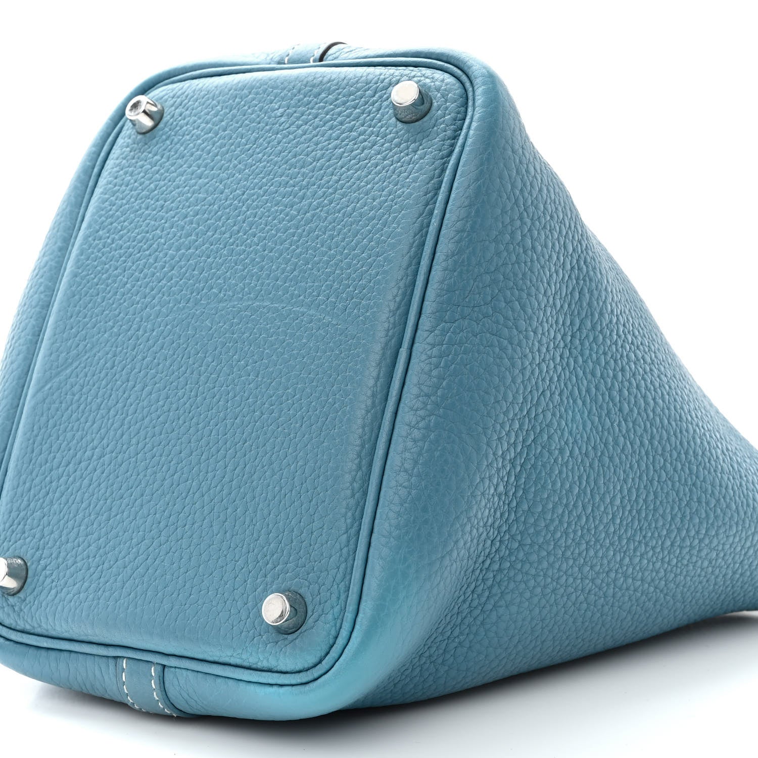 Hermes Taurillon Clemence Picotin Lock 18 PM Blue Jean 10 of 10