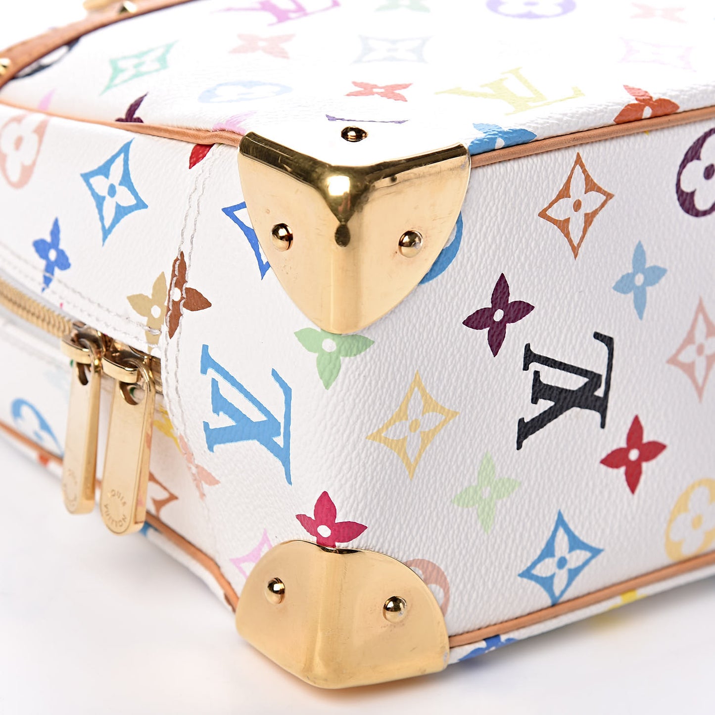 Monogram Multicolor Trouville White