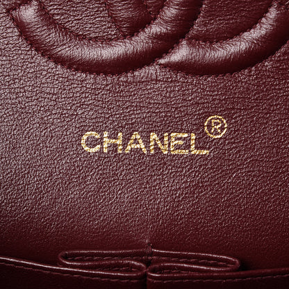 Chanel Lambskin Quilted Medium Double Flap Black 6 of 11