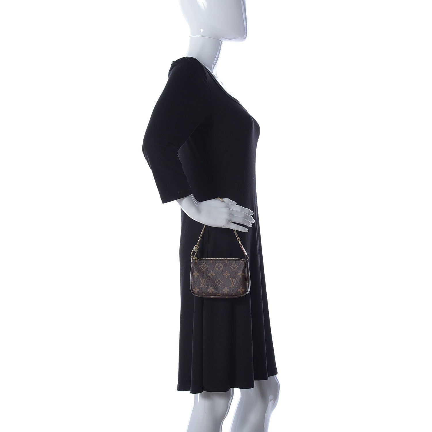 Louis Vuitton Monogram Mini Pochette Accessories 3 of 9