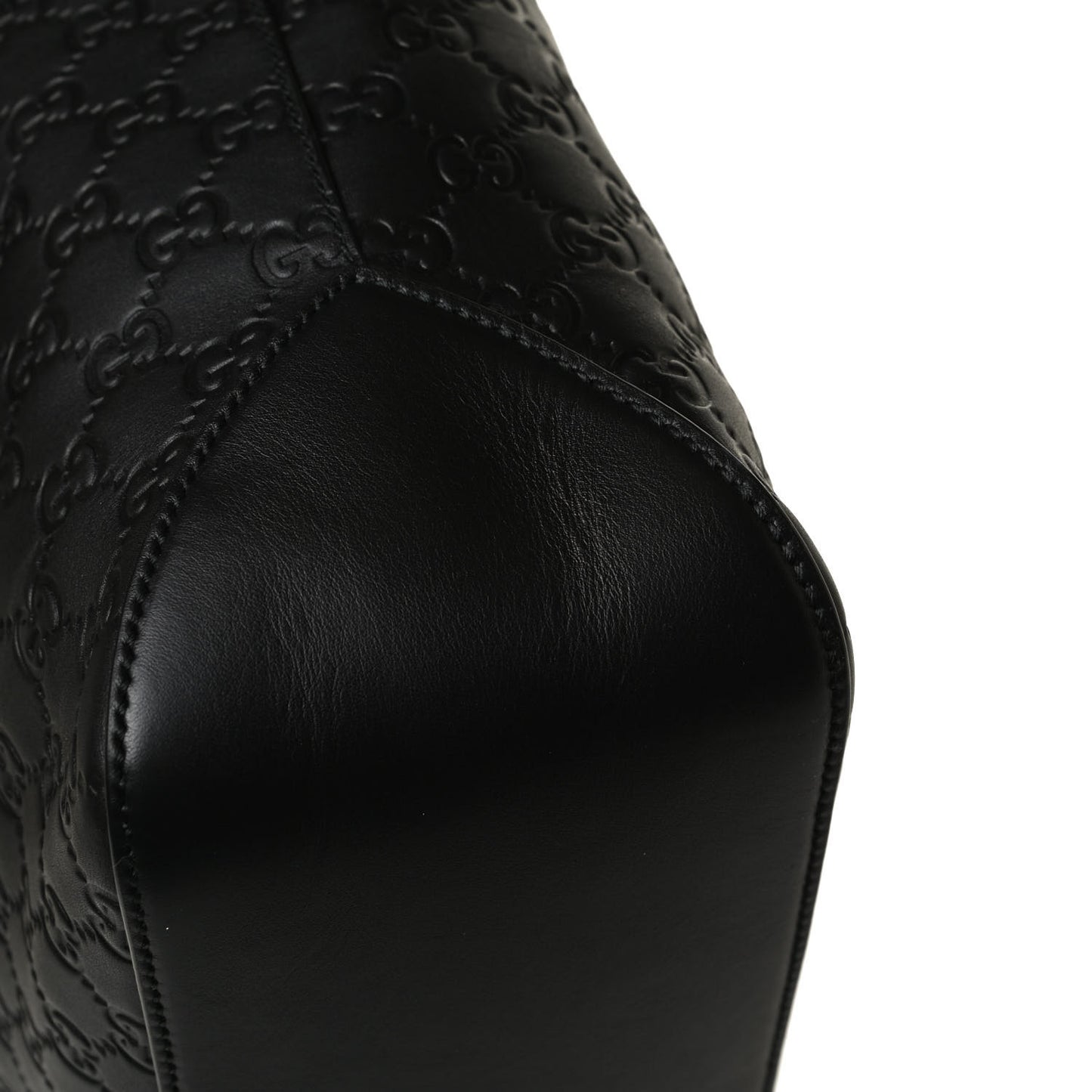 Guccissima Signature Large Linea A Hobo Black