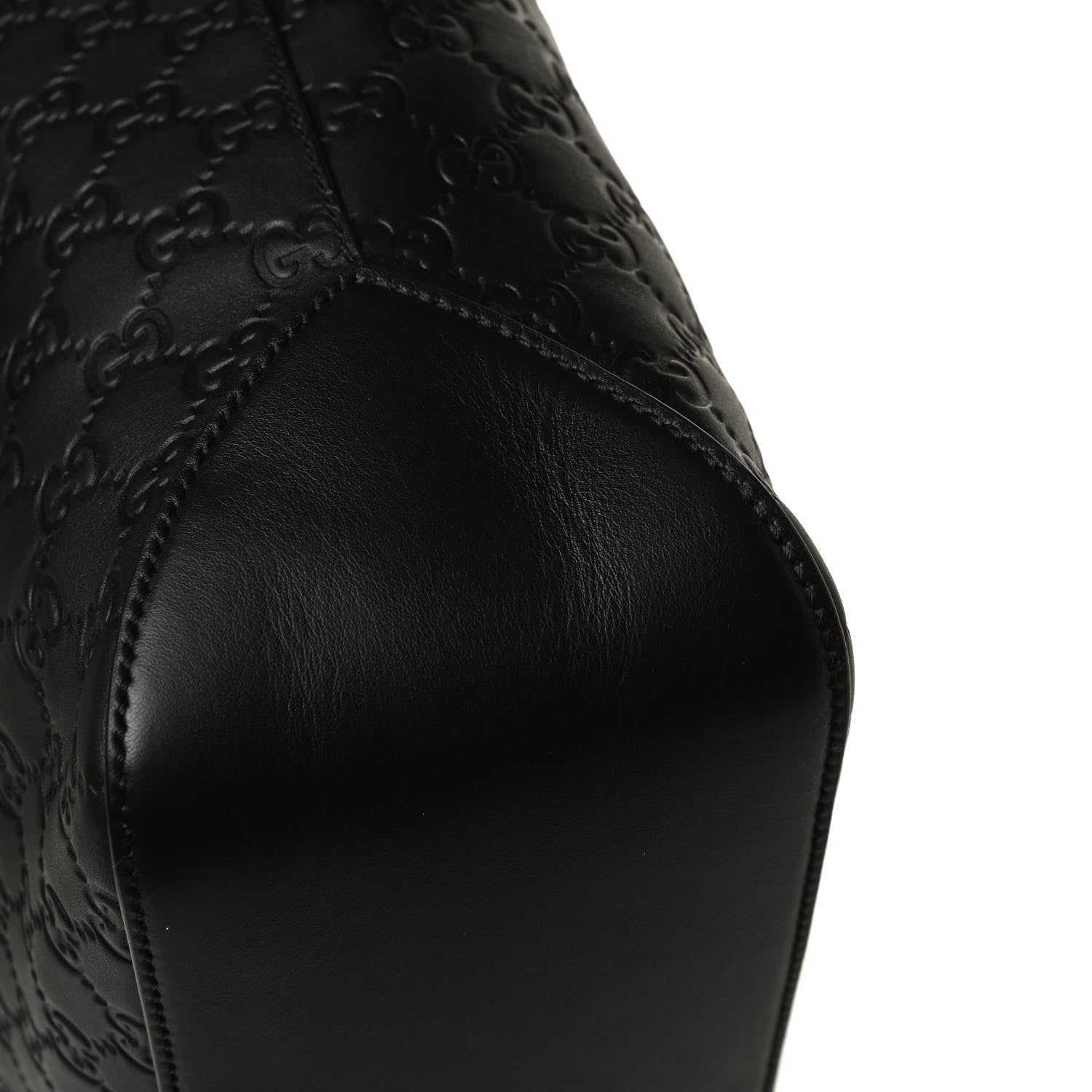 Gucci Guccissima Signature Large Linea A Hobo Black 7 of 13