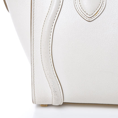Celine Goatskin Micro Luggage White 14 of 18