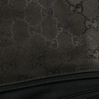 Gucci Imprime Monogram Medium Double Buckle Flap Messenger Bag Pewter 13 of 18