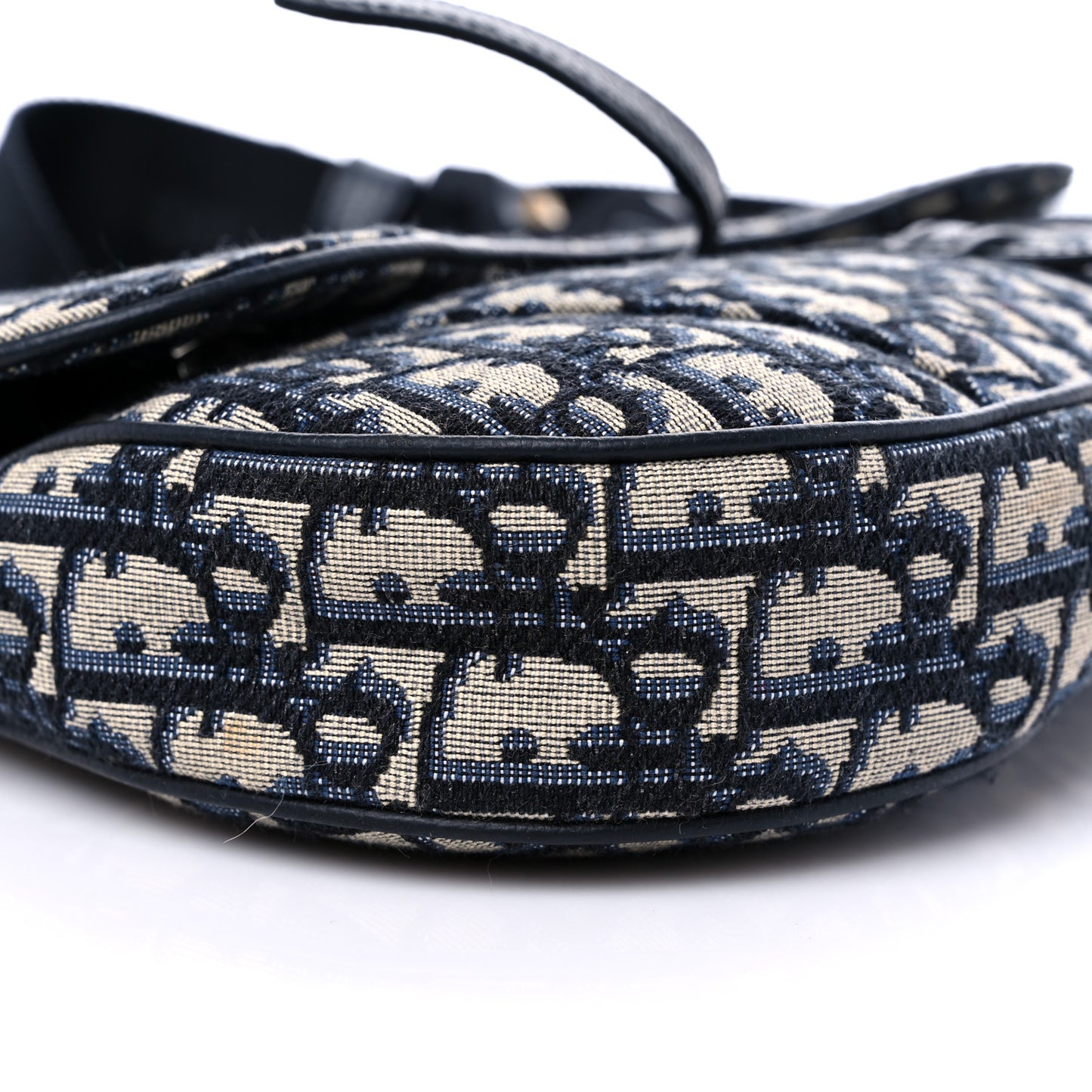 Oblique Mens Saddle Bag Blue