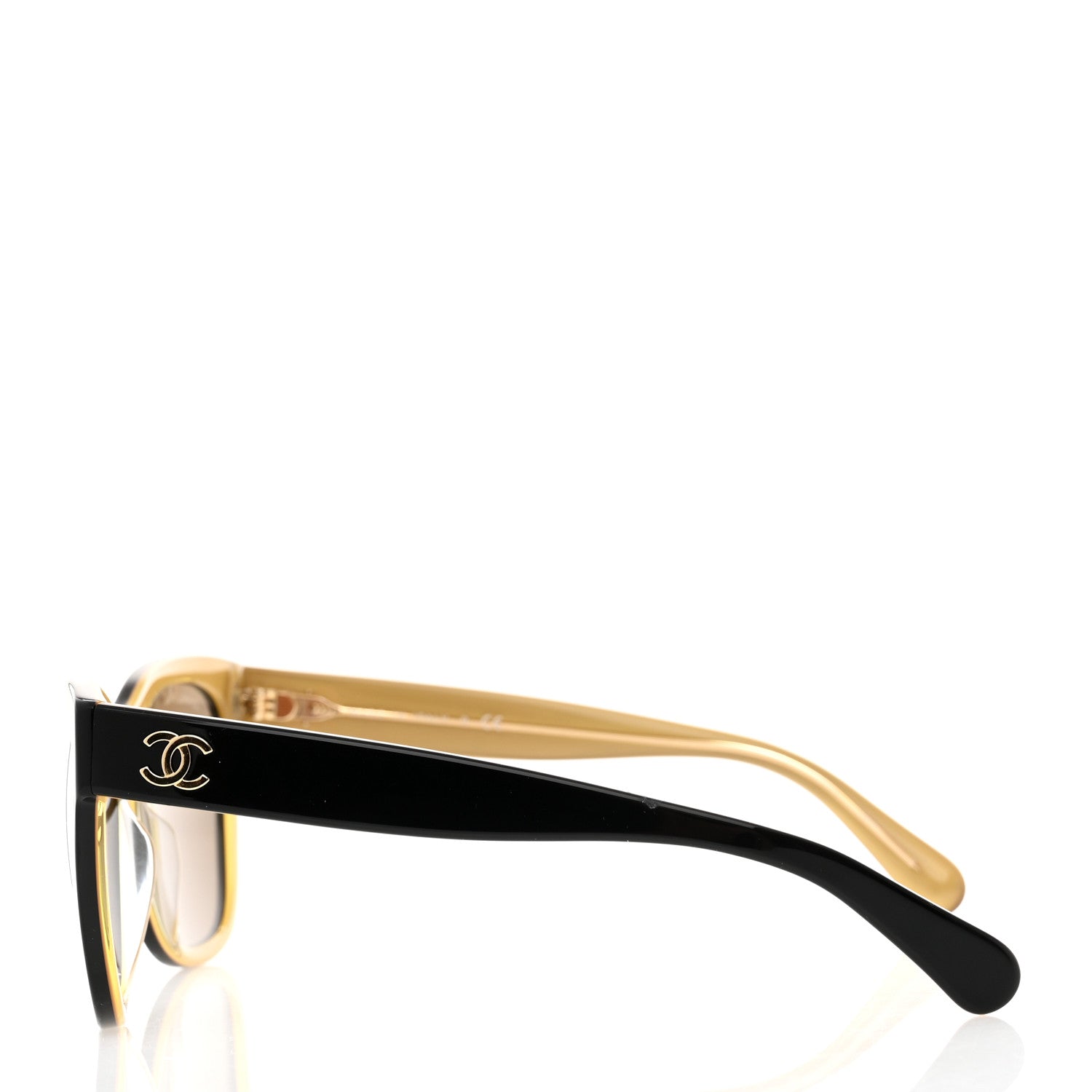 Chanel Acetate Square CC Sunglasses 5380 Black 3 of 8