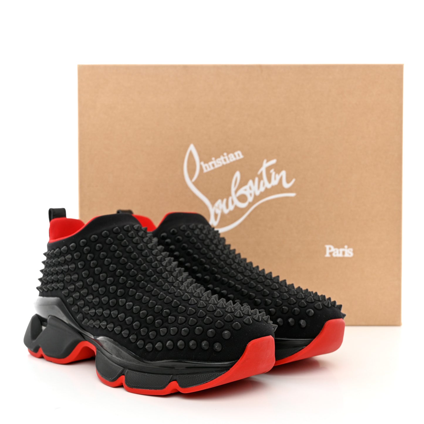 Neoprene Spike Sock Donna Flat Sneakers 39.5 Black