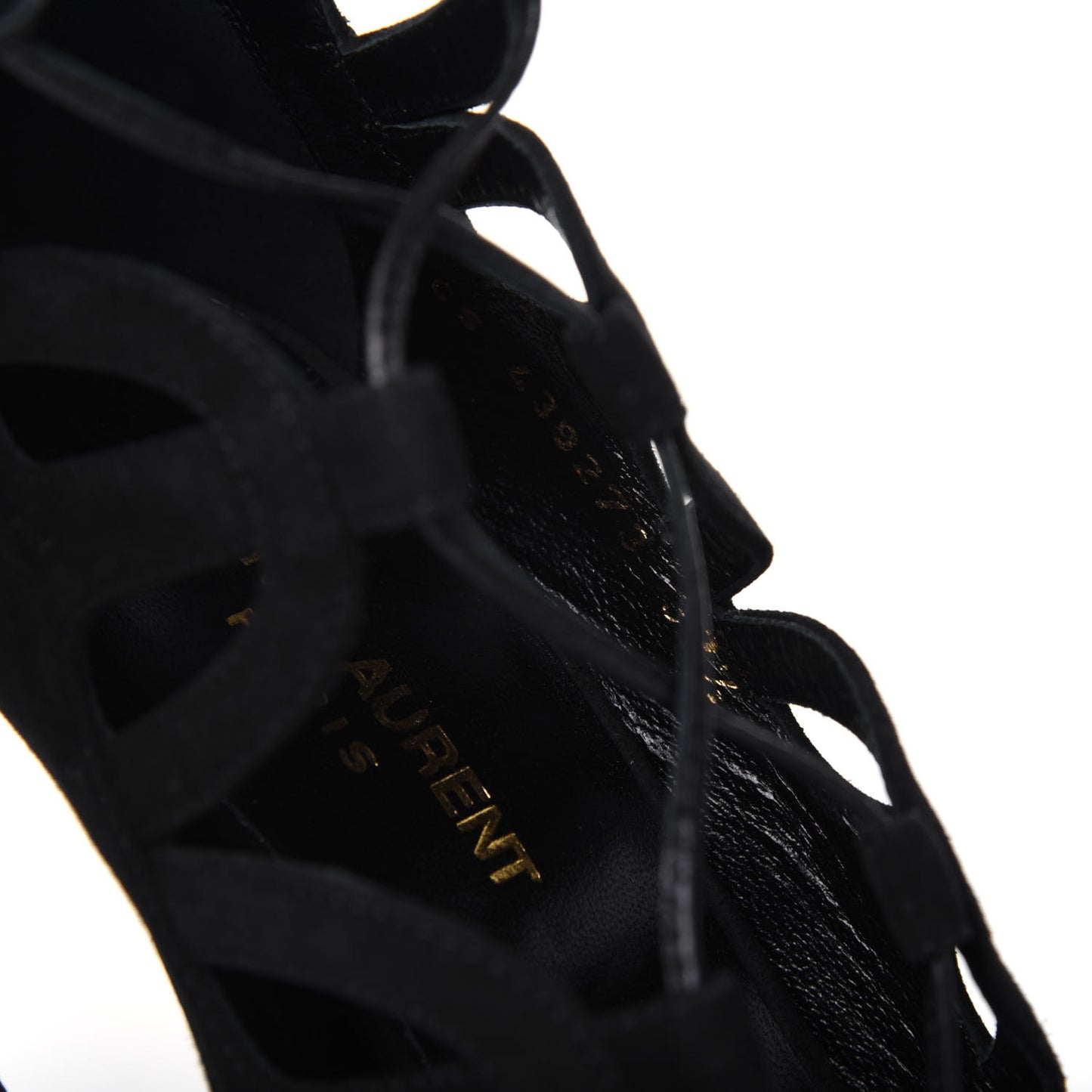 Kid Scamosciato Tribute 105 Platform Sandals 37.5 Black
