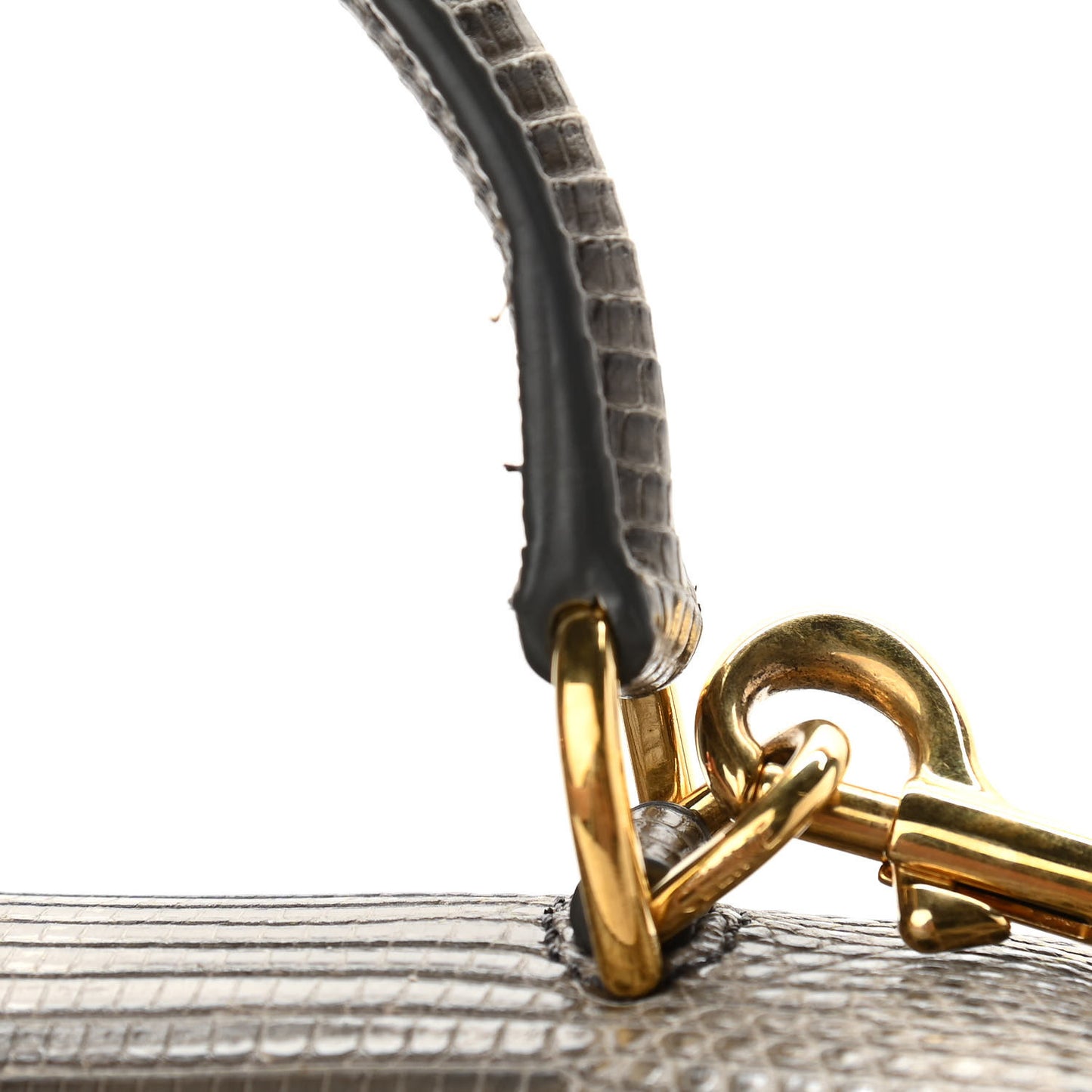 Lizard Small 16 Top Handle Bag