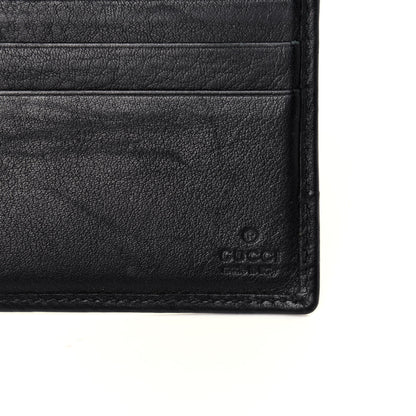 Gucci Guccissima Calfskin Bi-Fold Wallet Black 6 of 13