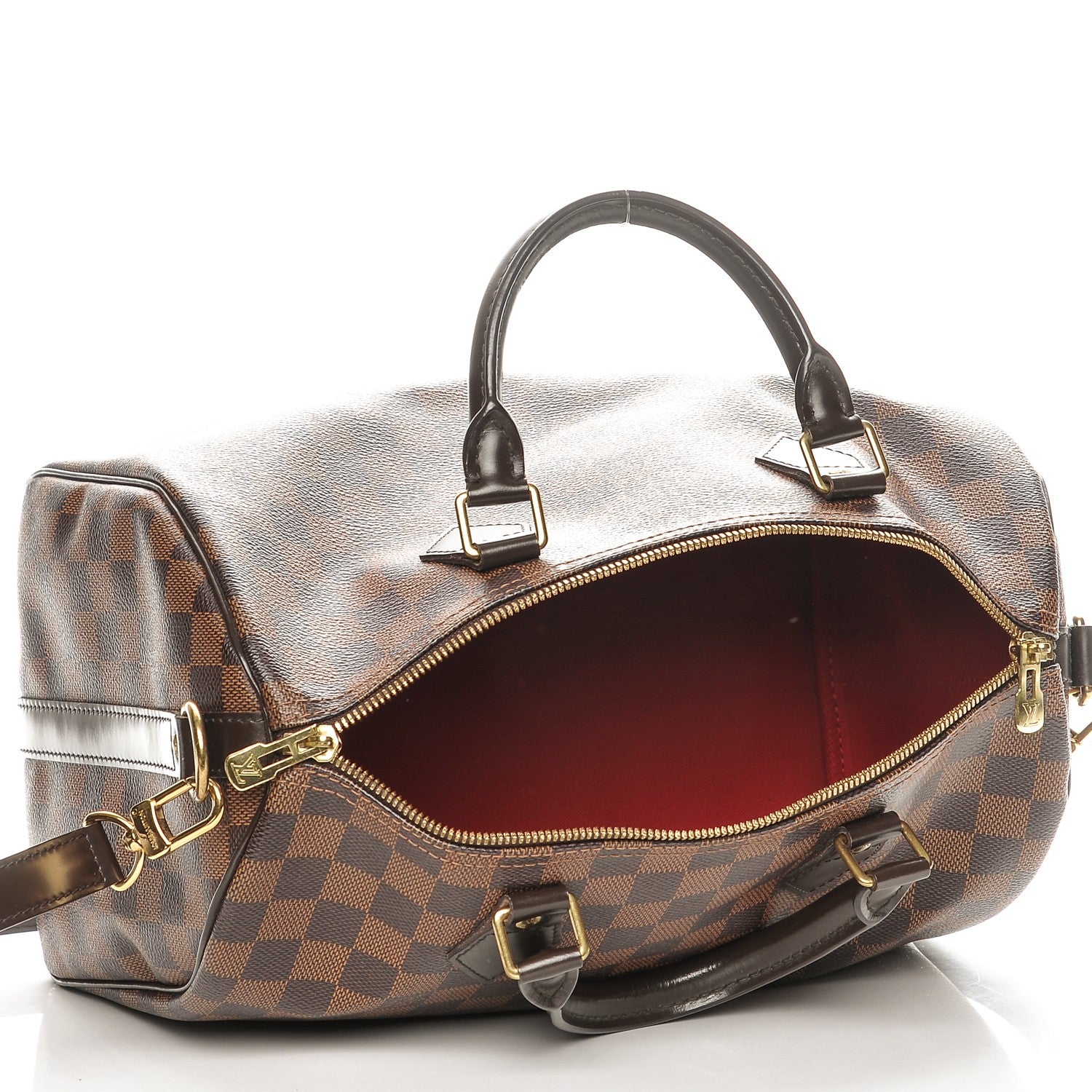 Louis Vuitton Damier Ebene Speedy Bandouliere 30 5 of 8