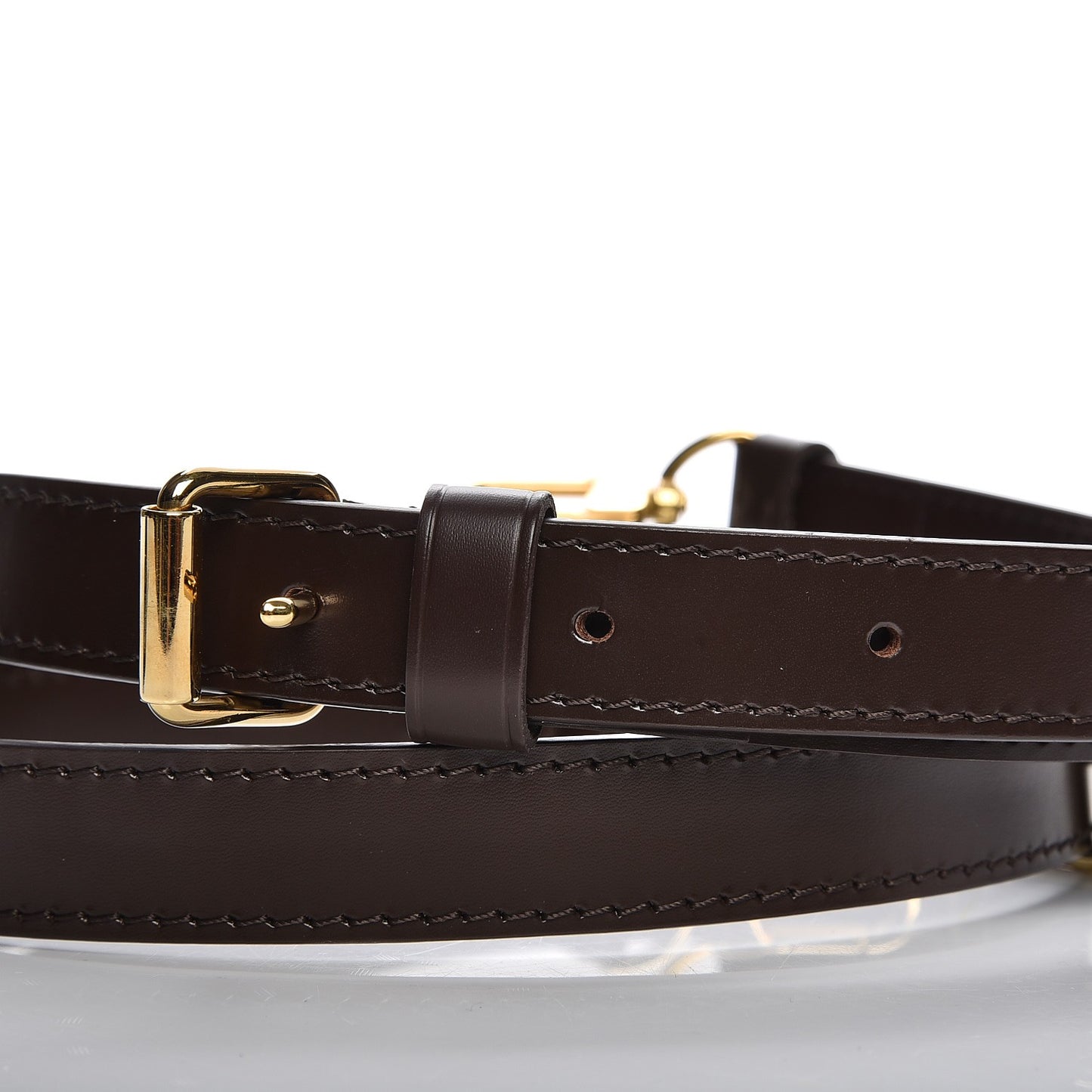 Calfskin 16mm Adjustable Shoulder Strap Brown