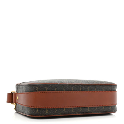 Saint Laurent Canvas Smooth Calfskin Le Monogramme Camera Bag Chestnut 4 of 11